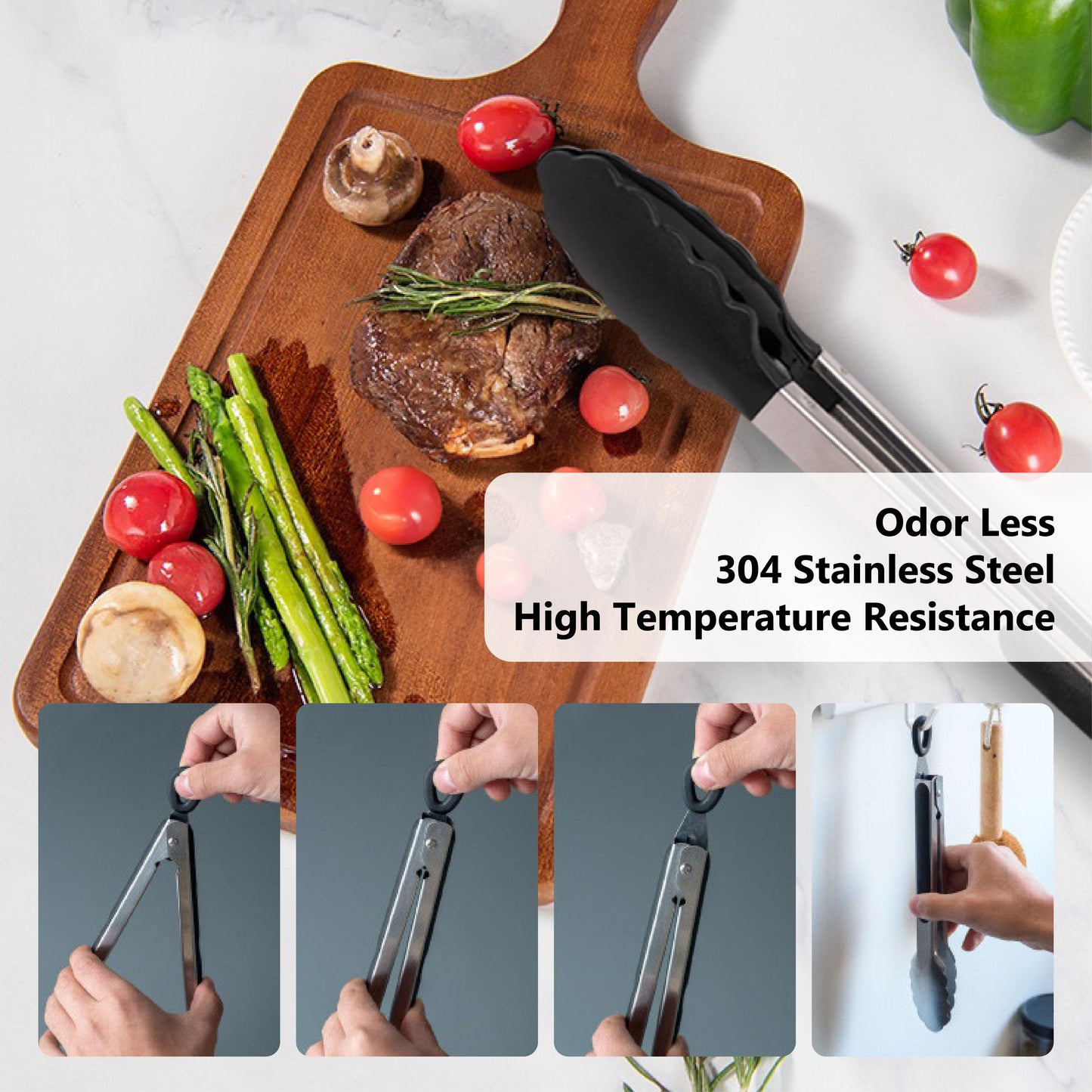 SmartCook 27 Pcs Kitchen Utensils Set with kitchen Knife Block Set with sharpener, Premium Stainless Steel,Cooking Utensils Set, Kitchen Gadgets Tools Set, Lightweight and Strong, Spoon, Ladle, Silicone Whisk and more, Utensils de Cocina