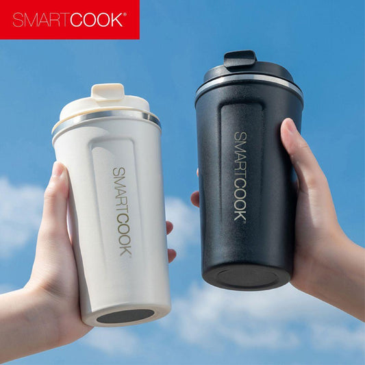 Smartcook Thermo Coffee Cup 17 Oz , Tumblers Cups, Tumblers With Lid, Thermos Cup for Keep Hot/Ice Coffee,Tea and Beer ,Thermal Cup for Home and Outdoor Adventures, Drinkware Flasks, Portable tumbler cup