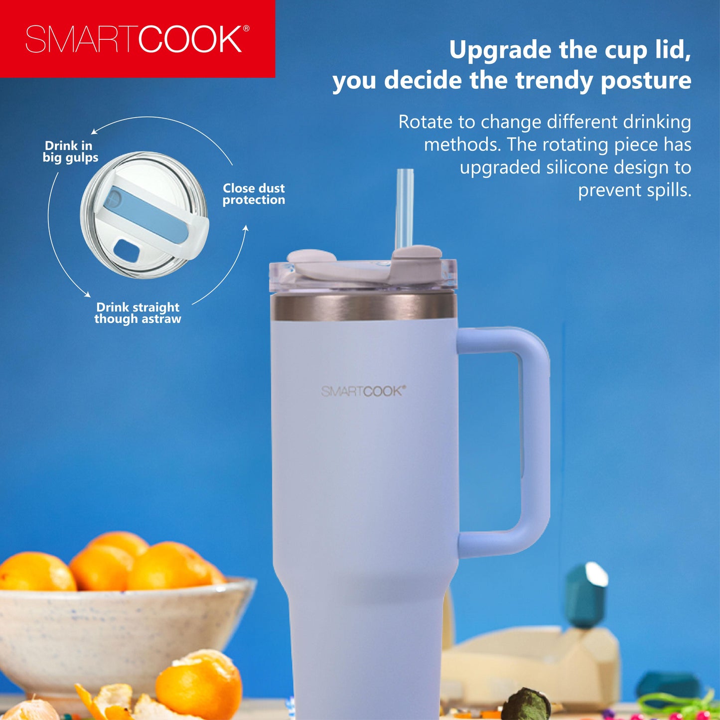 Smartcook Stainless Steel Tumbler Cup 40 oz