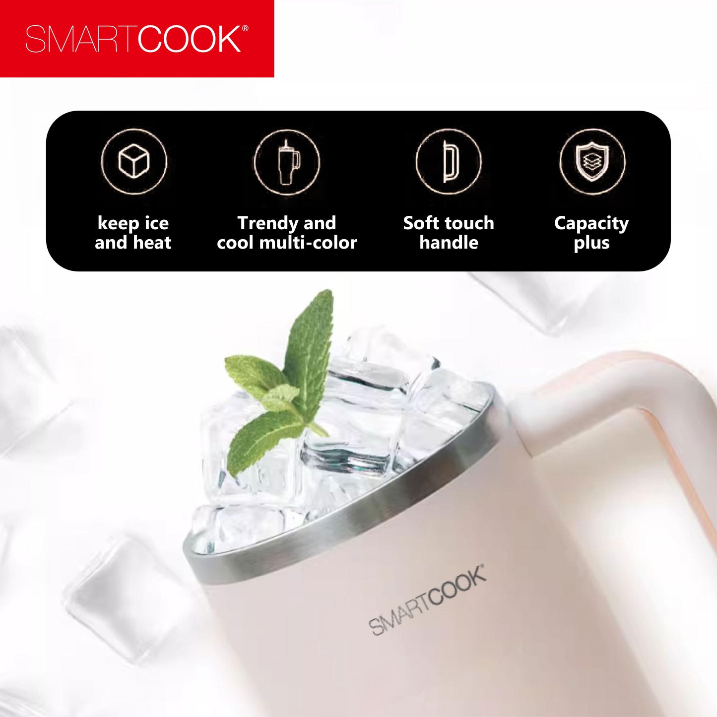 Smartcook Stainless Steel Tumbler Cup 40 oz