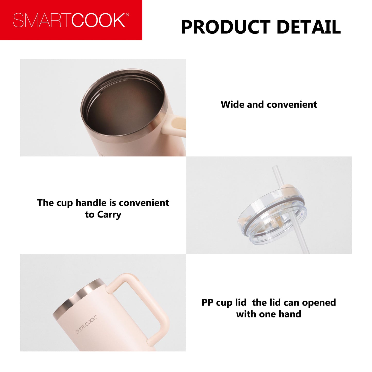 Smartcook Stainless Steel Tumbler Cup 40 oz