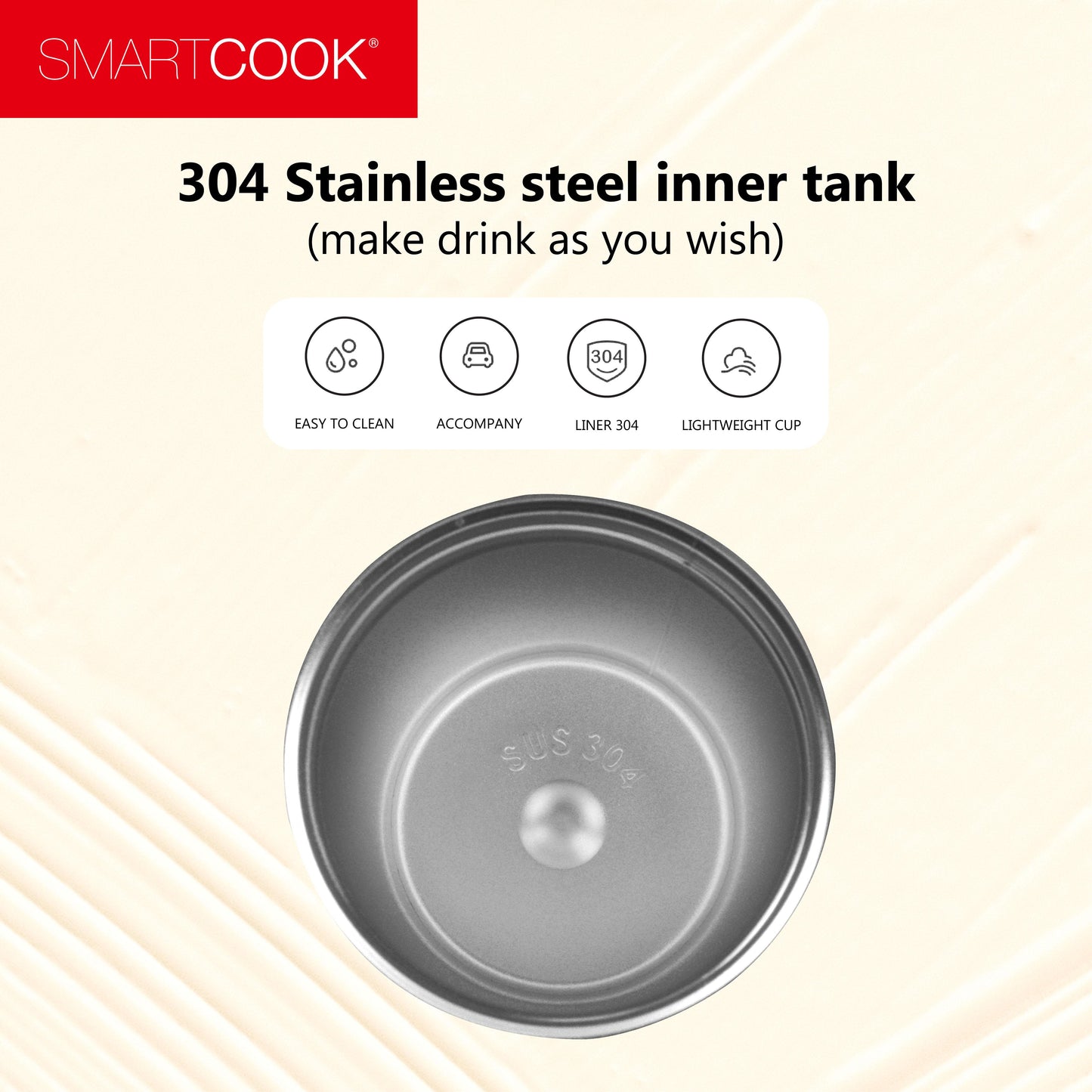 Smartcook Stainless Steel Tumbler Cup 40 oz